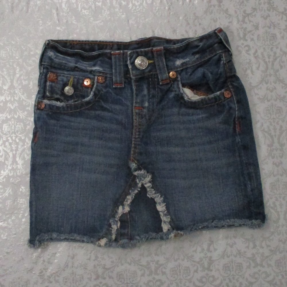 TRUE RELIGION Lola Girls Mini Skirt Size 6